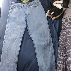 Mens light wash jeans